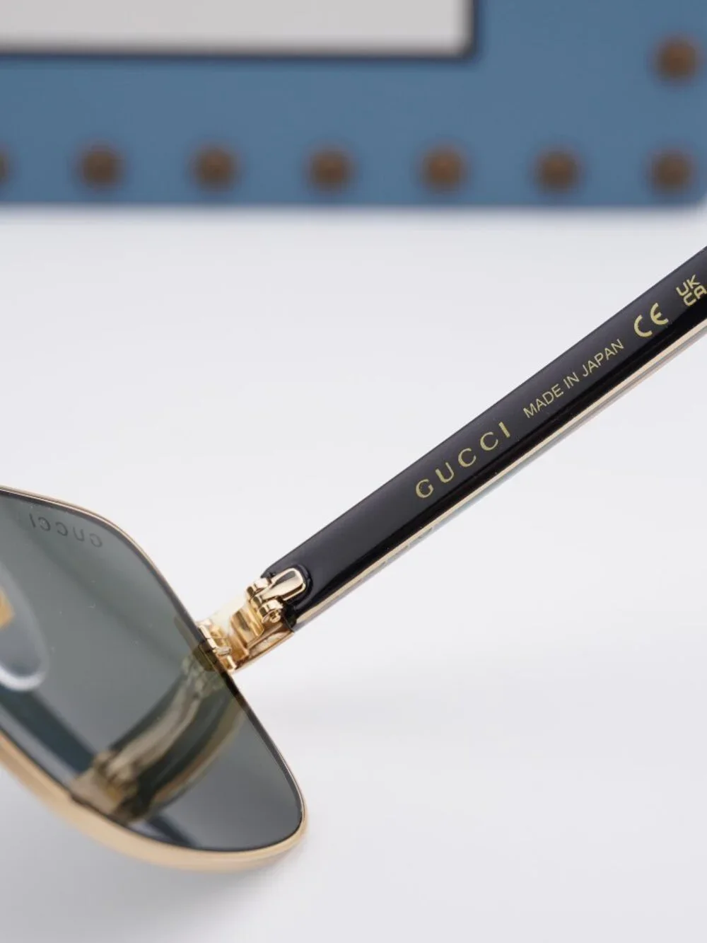 Gucci GG0529S 001 Square Sunglasses – Gold with Black\Grey